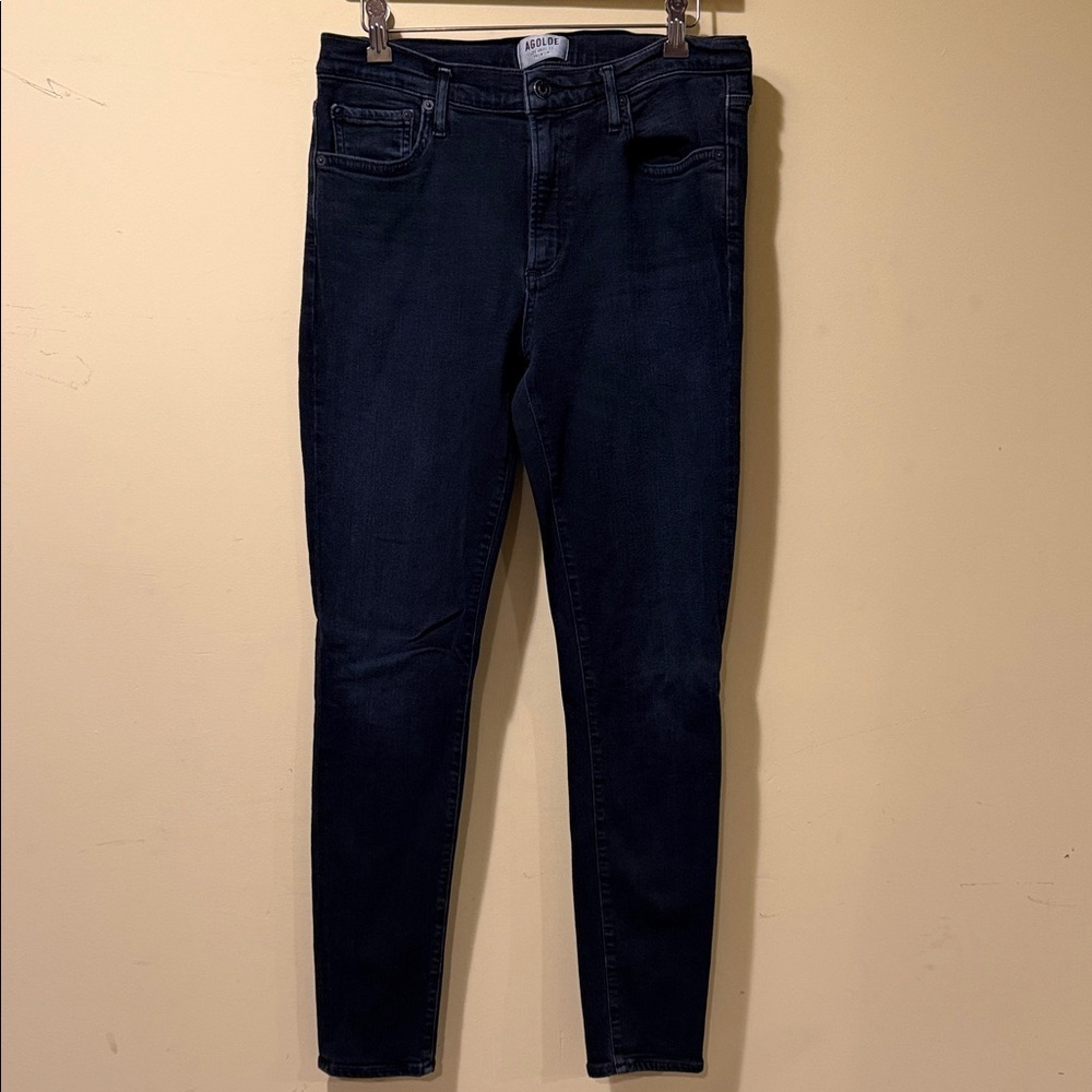 Women’s Agolde Sophie High Rise Skinny Jeans Dark Wash A003-1044